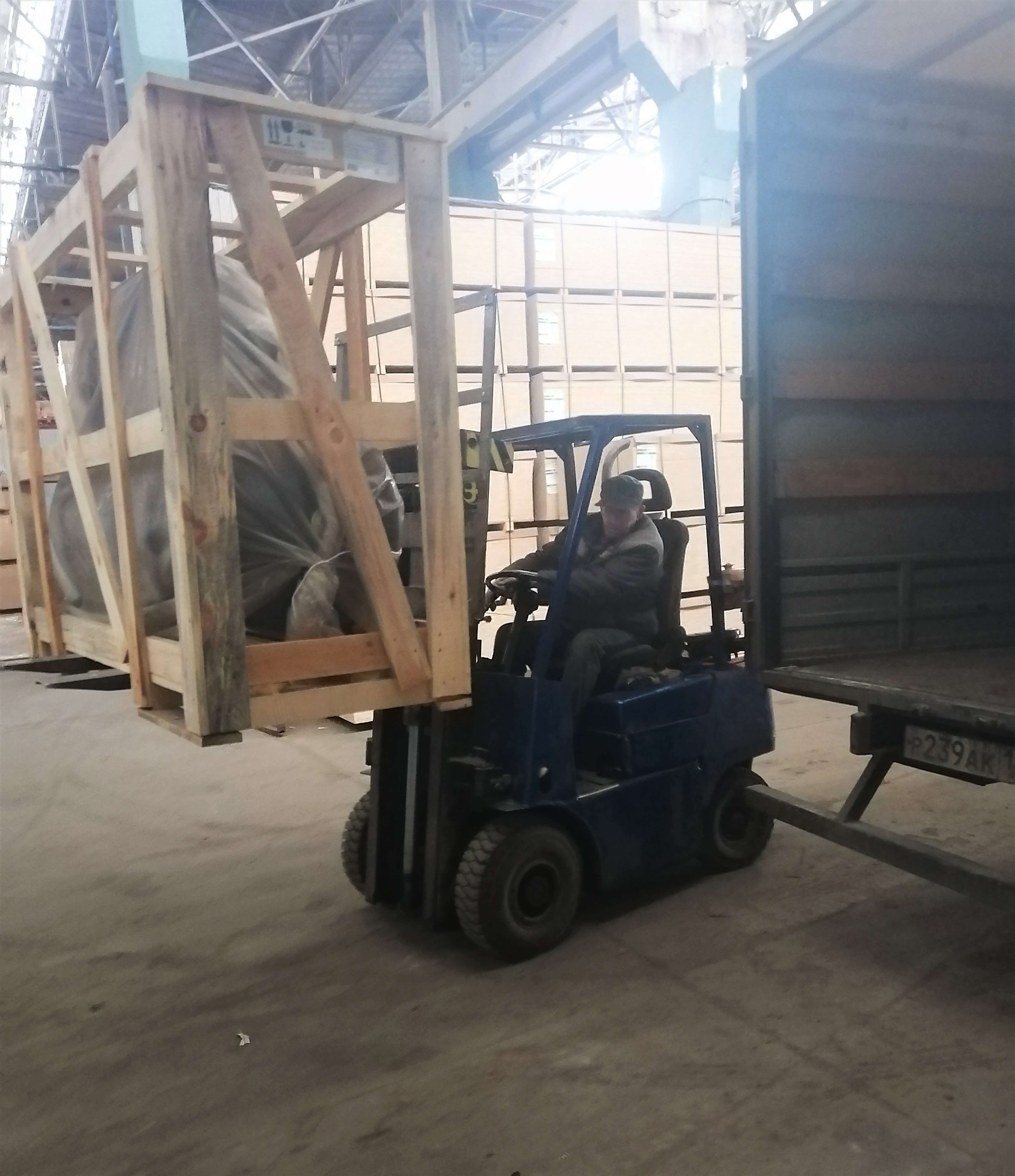 Отгрузка компрессора Remeza СБ4/Ф-500.LB75 дилеру в г.Воронеж